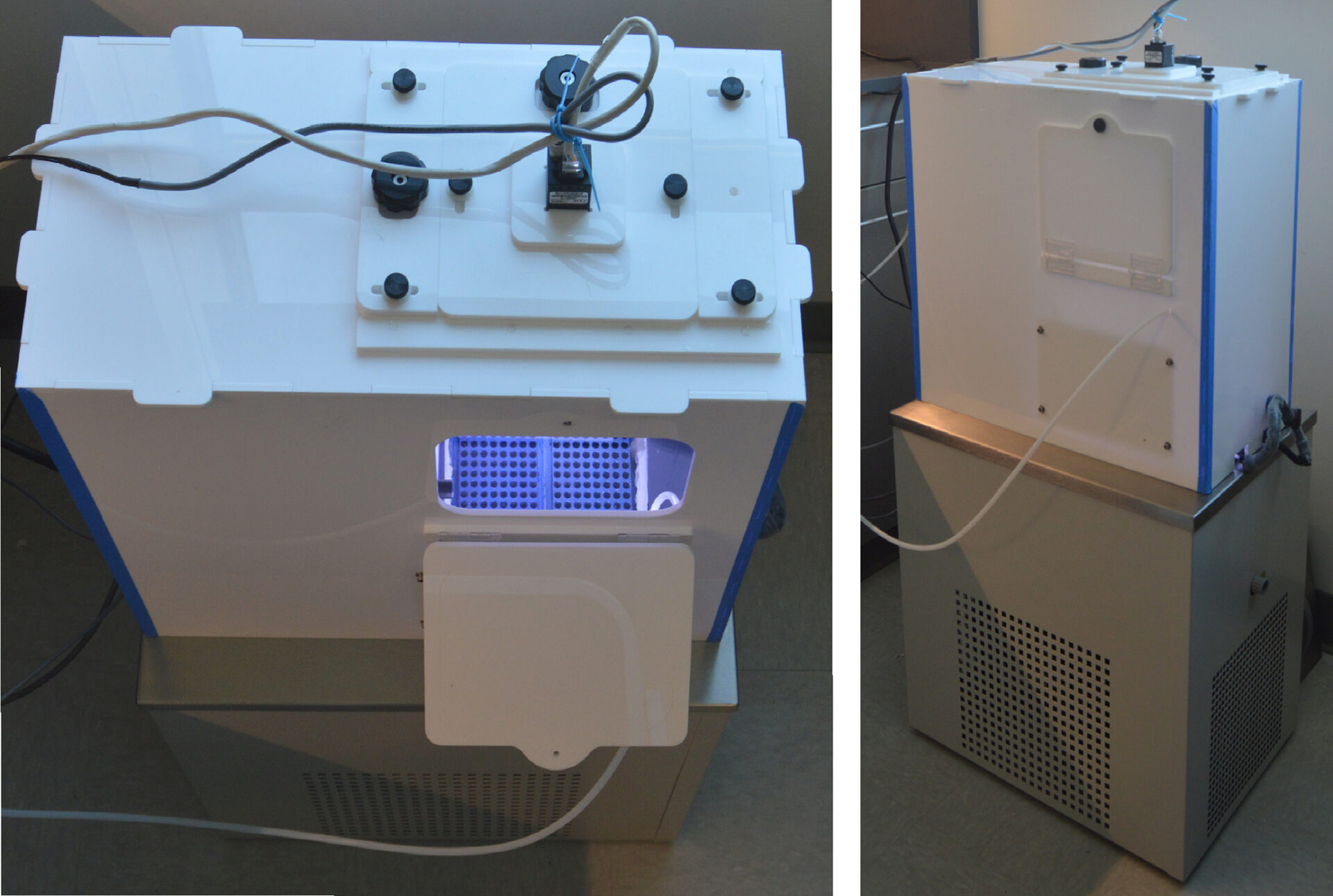 high resolution portofolio photo of an automated ice spectrometer